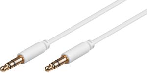 Kabel MicroConnect Jack 3.5mm - Jack 3.5mm 0.5m biały (AUDLL05W) 1
