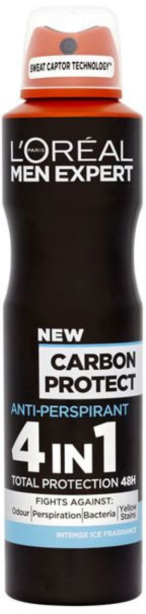 L’Oreal Paris Men Expert Dezodorant spray Carbon Protect 4w1 150ml 1