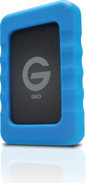 Dysk zewnętrzny SSD G-Technology SSD G-DRIVE ev RaW 1 TB Czarno-niebieski (0G04760) 1
