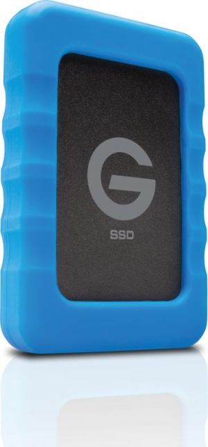 Dysk zewnętrzny SSD G-Technology SSD G-DRIVE ev RaW 1 TB Czarno-niebieski (0G04760) 2