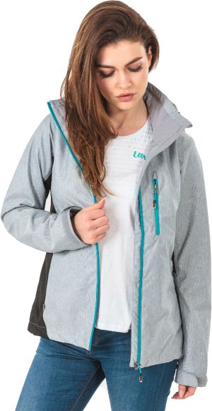 Outhorn Kurtka damska DWR Tech Pro 5000 Zipp HOL18-KUD608 szara r. S 10