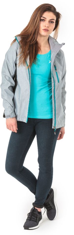 Outhorn Kurtka damska DWR Tech Pro 5000 Zipp HOL18-KUD608 szara r. S 13