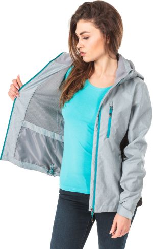 Outhorn Kurtka damska DWR Tech Pro 5000 Zipp HOL18-KUD608 szara r. S 19