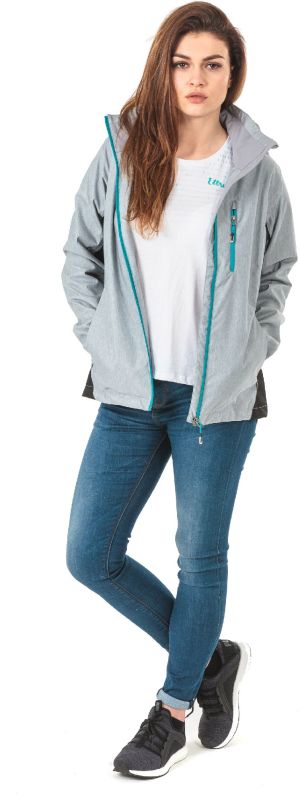 Outhorn Kurtka damska DWR Tech Pro 5000 Zipp HOL18-KUD608 szara r. S 4