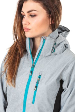 Outhorn Kurtka damska DWR Tech Pro 5000 Zipp HOL18-KUD608 szara r. S 7