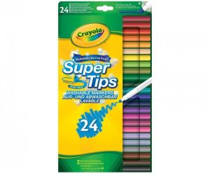 Crayola Flamastry spieralne 24 kolory (268854) 1