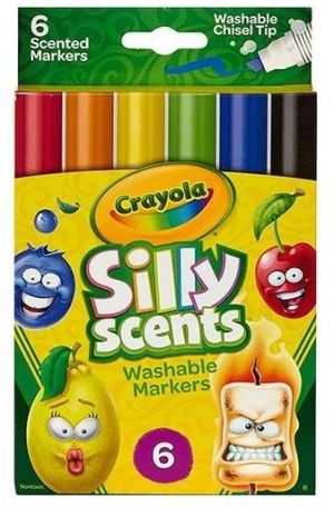 Crayola Markery Silly Scents 6 kolorów (268856) 1