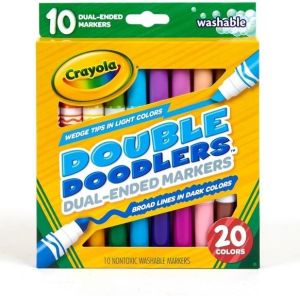 Crayola Markery dwustronne 10 kolorów (268857) 1