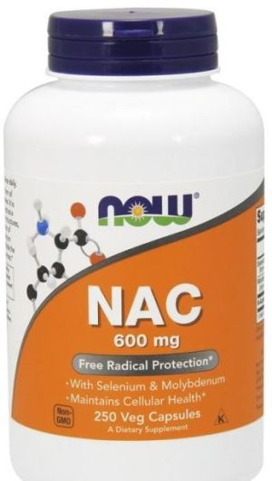 NOW Nac-Acetyl Cysteine 600mg 100 vcaps 1