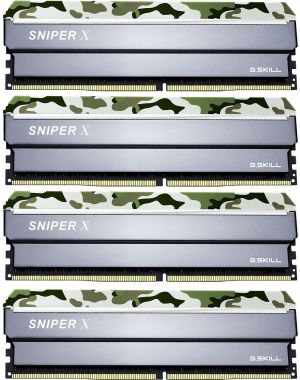 Pamięć G.Skill Sniper X, DDR4, 32 GB, 2400MHz, CL17 (F4-2400C17Q-32GSXF) 1