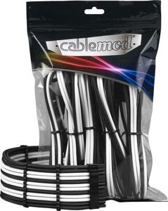 CableMod Zestaw kabli, Czarno-biały (CM-PCAB-BKIT-NKKW-3P) 3