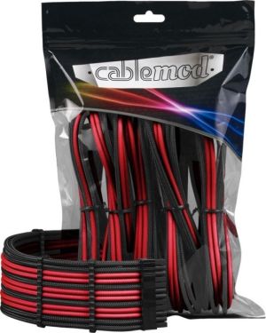 CableMod Zestaw kabli, Czarno-czerwony (CM-PCAB-BKIT-NKKR-3P) 3