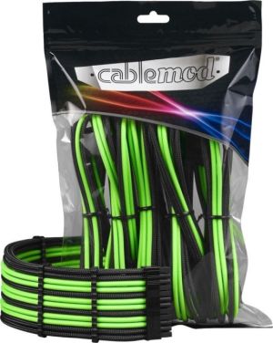 CableMod Zestaw kabli, Czarno-zielony (CM-PCAB-BKIT-NKKLG-3) 3