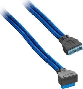 CableMod USB 19 pin - USB 19 pin, 0.5m, Niebieski (CM-CAB-RIU3-50KB-R) 1