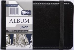 Elefant Album Jazz na 20 wizytĂłwek A7 czarny 1