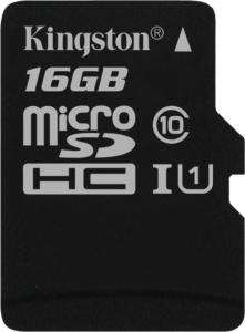 Karta Kingston Canvas Select MicroSDHC 16 GB Class 10 UHS-I/U1  (SDCS/16GBSP) 1
