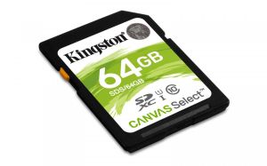 Karta Kingston Canvas Select SDXC 64 GB Class 10 UHS-I/U1  (SDS/64GB) 2