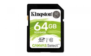 Karta Kingston Canvas Select SDXC 64 GB Class 10 UHS-I/U1  (SDS/64GB) 1