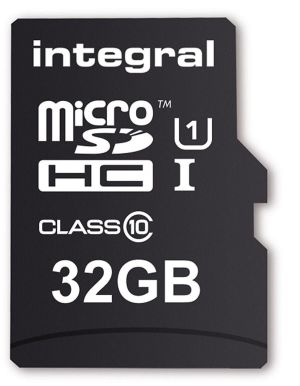 Karta Integral MicroSDHC 32 GB Class 10 UHS-I/U1  (INMSDH32G10-SPTOTGR) 1