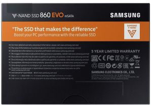 Dysk SSD Samsung 860 EVO 250GB mSATA Micro SATA (MZ-M6E250BW) 3