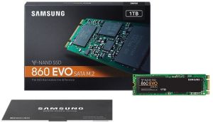 Dysk SSD Samsung 860 EVO 1TB M.2 2280 SATA III (MZ-N6E1T0BW) 2