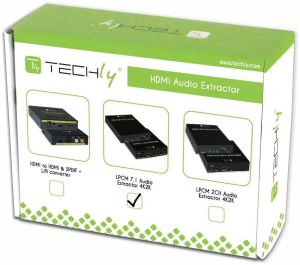 System przekazu sygnału AV Techly HDMI - Toslink czarny (025756) 2