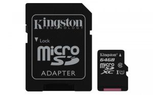 Karta Kingston Canvas Select MicroSDXC 64 GB Class 10 UHS-I/U1  (SDCS/64GB) 1