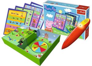 Trefl Gra planszowa Magic Pen Świnka Peppa 2