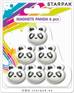Starpak Magnes Kształt Panda Opakowanie 6 Sztuk (24/144 - PANDA MAGN) 1