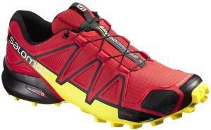 Salomon Buty męskie Speedcross 4 czerwono-żółte r. 43 1/3 (381154) 1