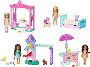 Lalka Barbie Mattel Chelsea + mały zestaw (FDB32) 1