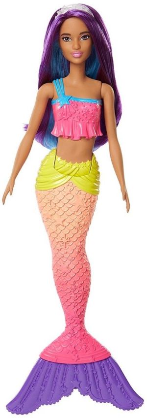 Lalka Barbie Mattel Barbie DREAMTOPIA Syrenka z Krainy Tęczy Fioletowa FJC89/FJC90 1