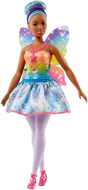 Lalka Barbie Mattel DREAMTOPIA Wróżka tęczowa niebieskie włosy (FJC84/FJC87) 1