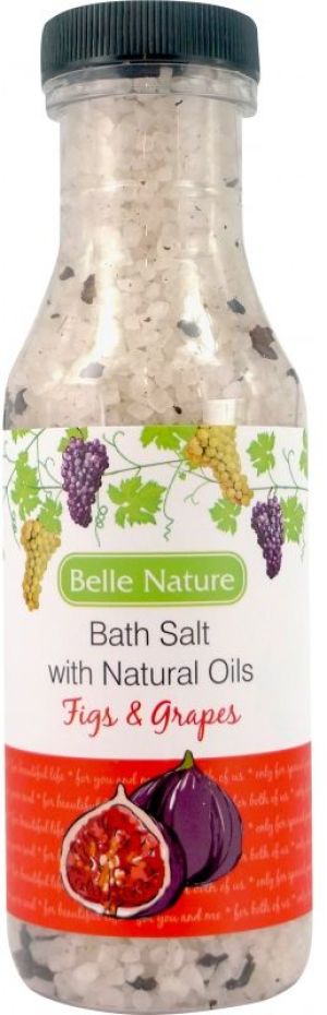 Belle Nature Sól do kąpieli o zapachu figi z winogronami 380g 1