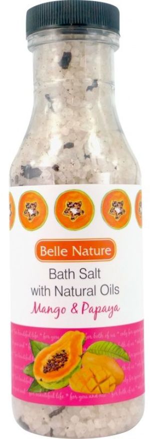 Belle Nature Sól do kąpieli o zapachu mango z papają 380g 1