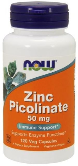 NOW Zinc Picolinate 50 mg 120 vcaps 1