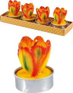 Top Choice Świeczki tulipany żółte 4szt. 1