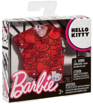 Mattel Barbie. Hello Kitty - czerwony top (GXP-623332) 1
