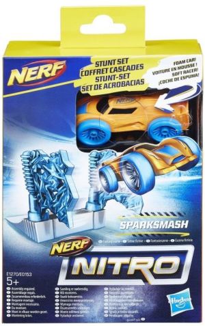Nerf Nitro Samochodzik Sparksmash Stunt Set (E0153/E1270) 1