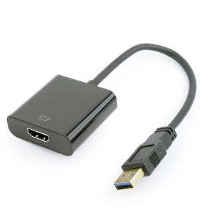 Adapter USB Gembird USB - HDMI Czarny  (A-USB3-HDMI-02) 3