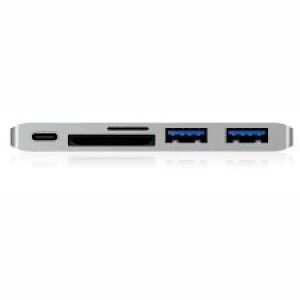 HUB USB Icy Box 1x SD 1x USB-C 1x microSD  + 2x USB-A 3.0 (IB-DK4035-C) 2