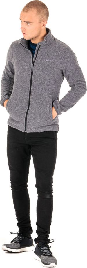 Hi-Tec Bluza męska POLAR HENIS EBONY MELANGE r. L 6