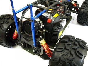 VRX Racing Samochód RC Monster Truck Blaze 1:5 czarno-pomarańczowy (VRX/RH502MT) 7