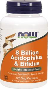 NOW Foods Acidophilus & Bifidus 8 milardów 120 kapsułek 1
