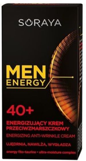Soraya Men Energy 40+ Energizujący krem przeciwzmarszczkowy 50ml 1