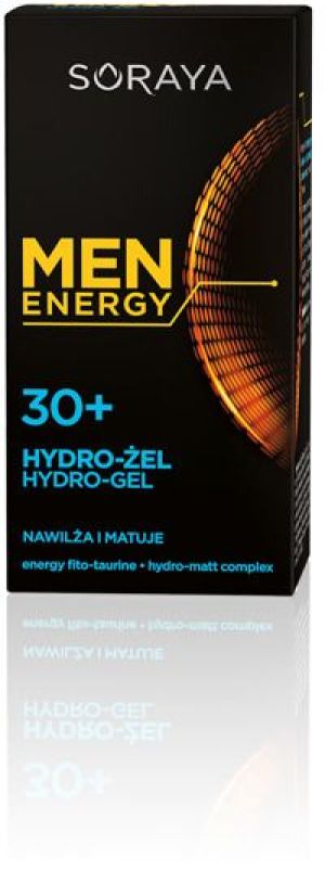 Soraya Men Energy 30+ Hydro - Żel nawilżająco matujący 50ml 1