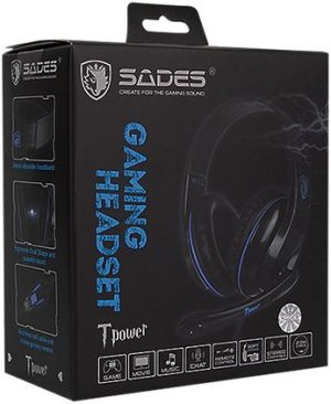 Słuchawki Sades Tpower Czarne (SA-701) 2