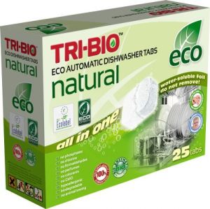 Tri-Bio Ekologiczne kapsułki do zmywarki All in One 25szt. (TRB04062) 1