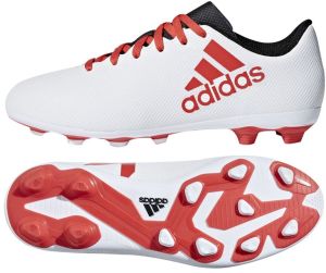 Adidas Buty piłkarskie X 17.4 FxG Jr biało-czerwone r. 38 (CP9015) 1