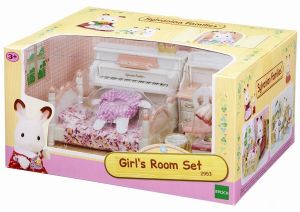 Figurka Epoch Sylvanian Families Zestaw do pokoju dziewczęcego (2953) 1
